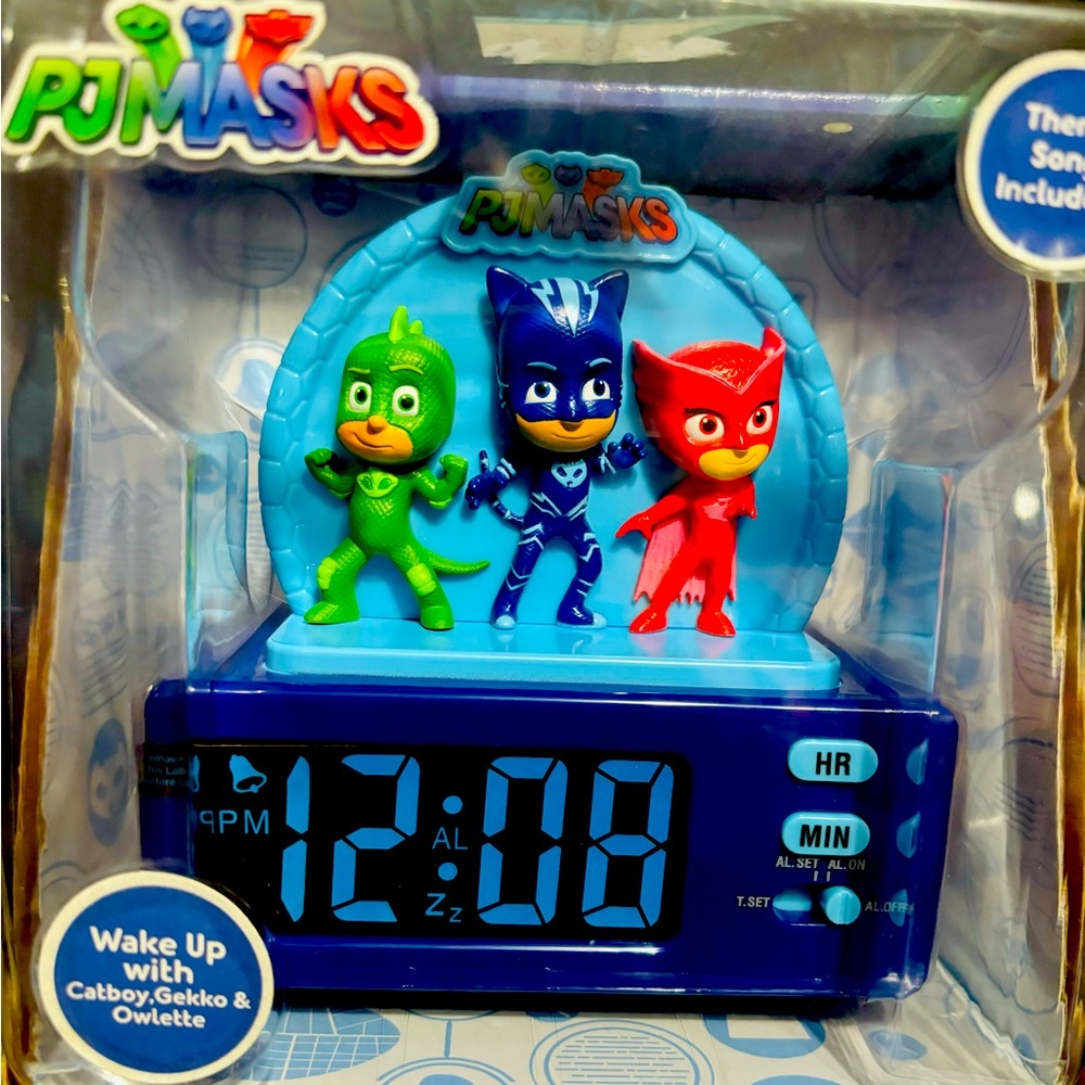 PJMASK KIDS ALARM CLOCK